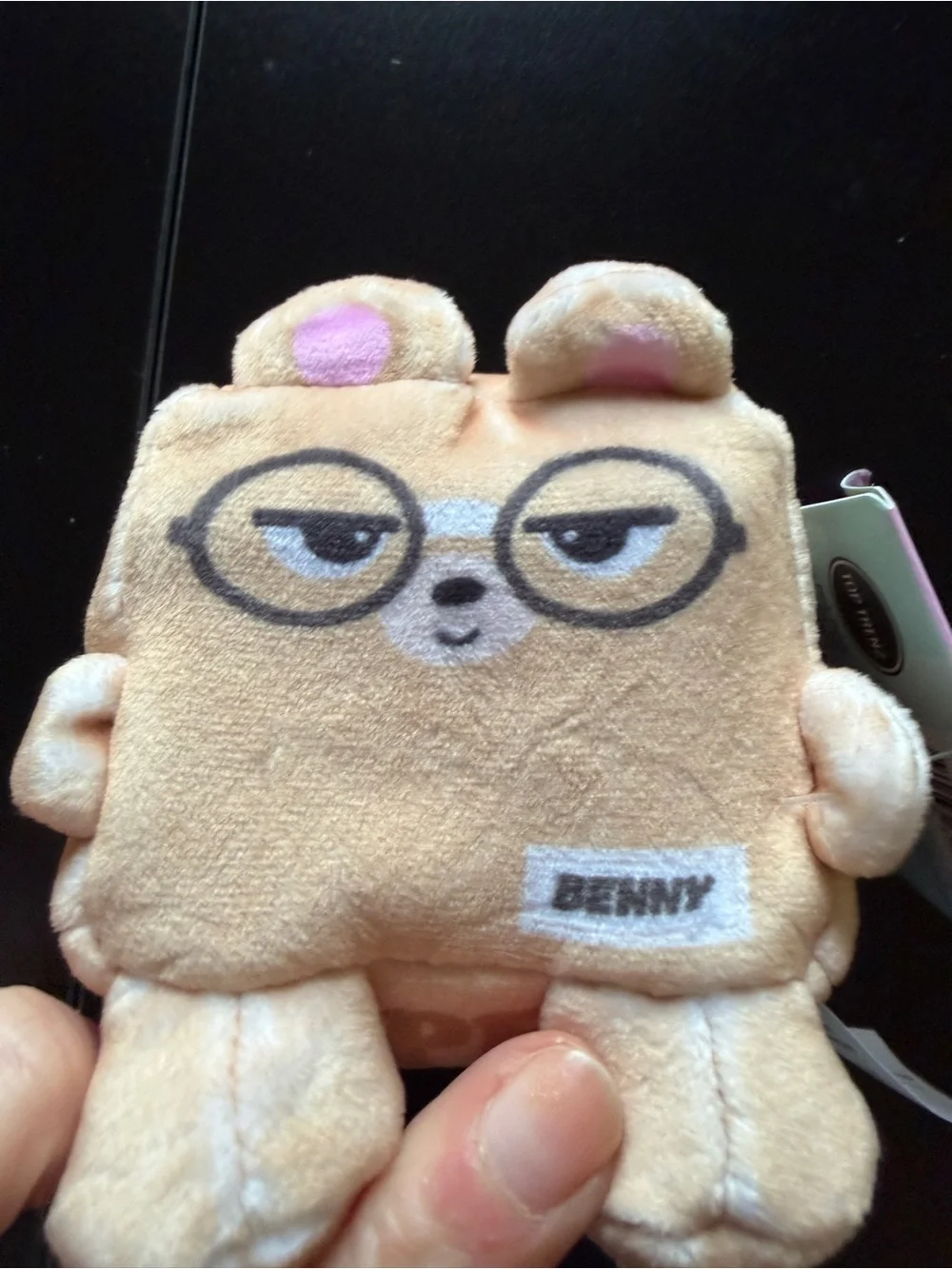 New Total Squares Super Duper Sugar Squishers Benny Brown Bear Top Trenz Squishy